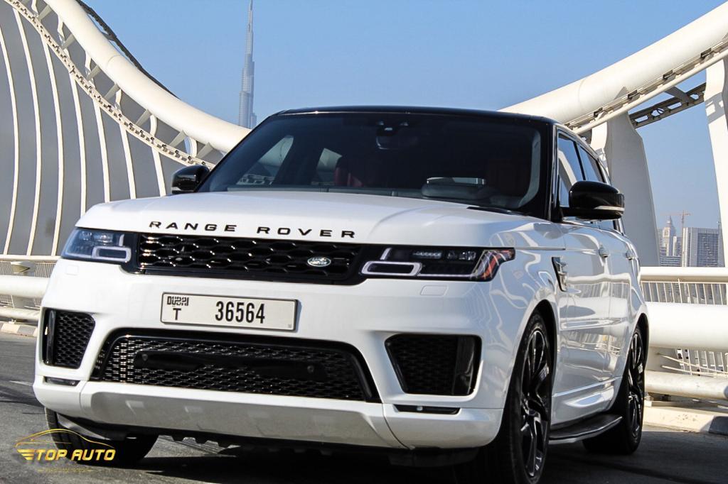 Range Rover Sport V6 WHITE 2019 аренда дубай