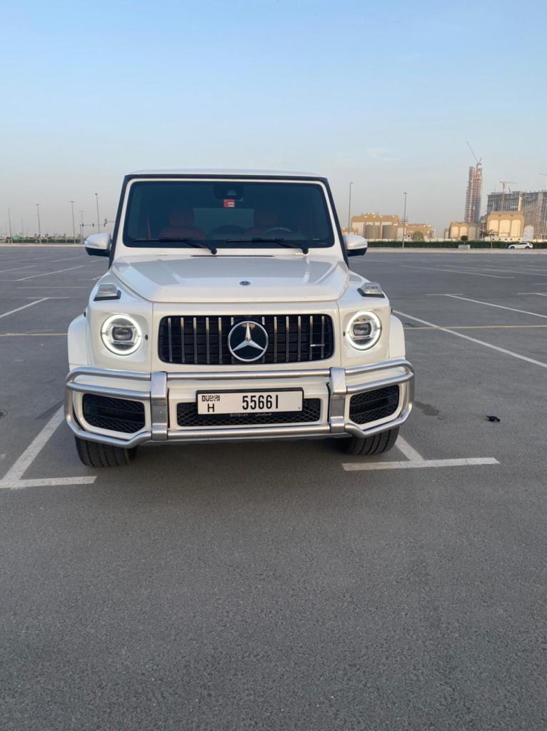 Mercedes G63 WHITE 2021 location dubaï