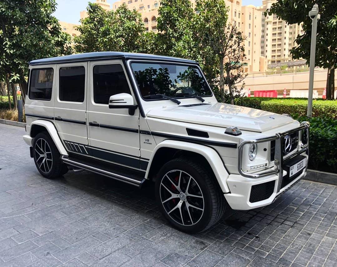 Mercedes G63 WHITE 2017 location dubaï