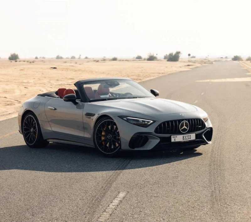 Mercedes SL 63 AMG WHITE 2023 location dubaï
