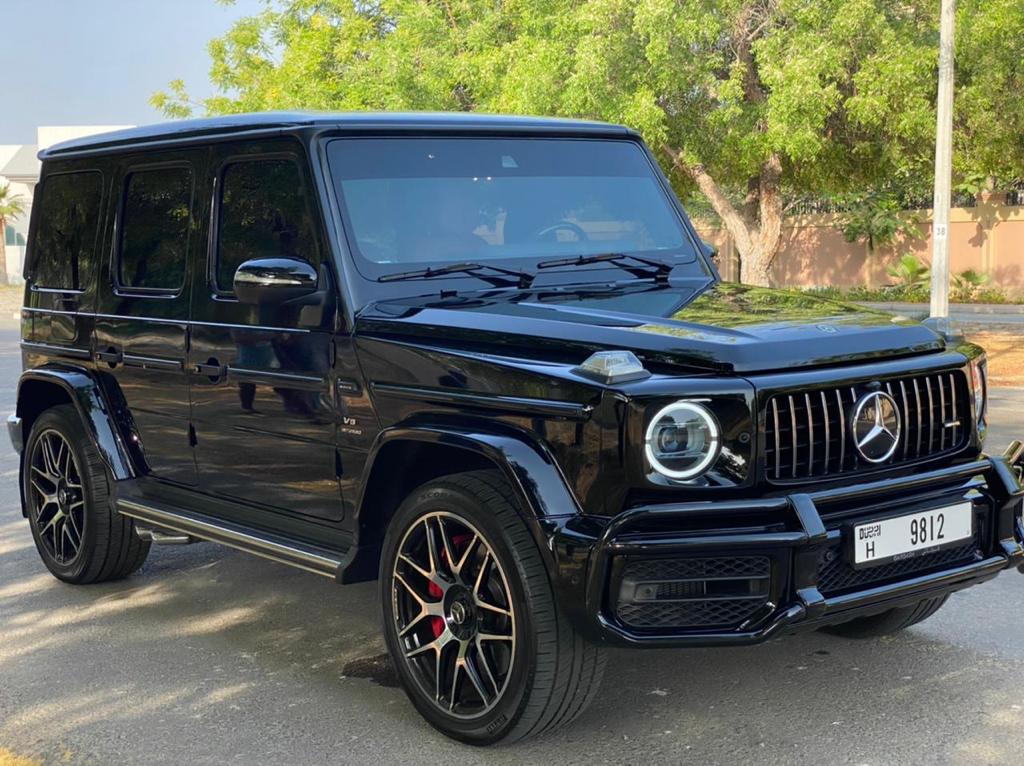 louer Mercedes G63 BLACK 2021 à Dubaï