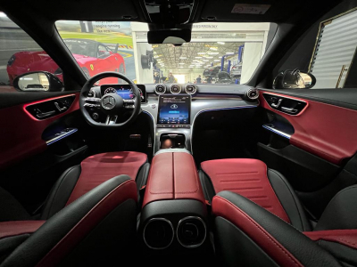 louer MERCEDES C200 2022 BLACK 2022 à Dubaï