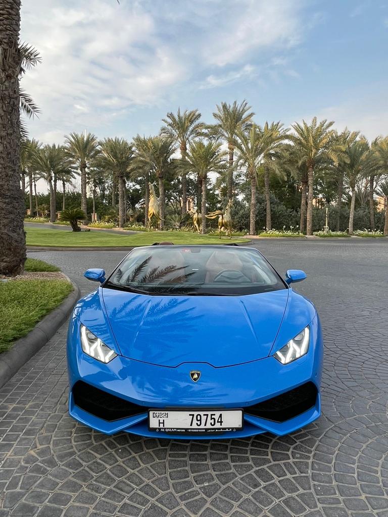 louer Lamborghini Huracan BLUE 2020 à Dubaï
