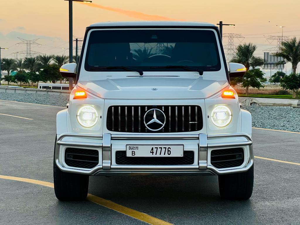 louer Mercedes G63 WHITE 2020 à Dubaï