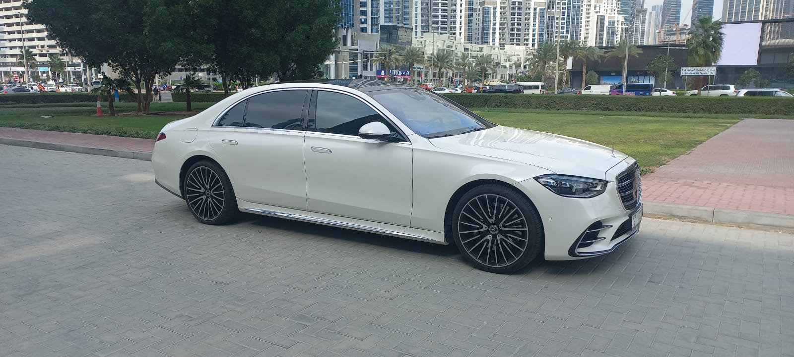 louer Mercedes S500 2022 WHITE 2022 à Dubaï