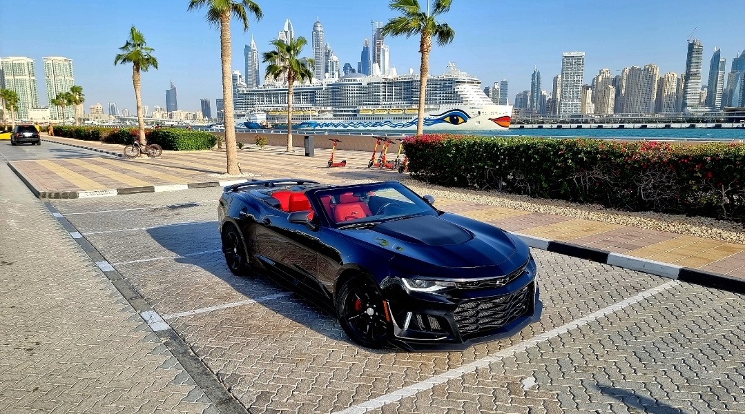 louer CHEVROLET CAMARO  ZL1 2021 BLACK 2021 à Dubaï