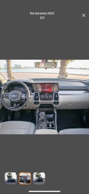 louer KIA SORENTO 2023 7 SEAT BLUE 2023 à Dubaï