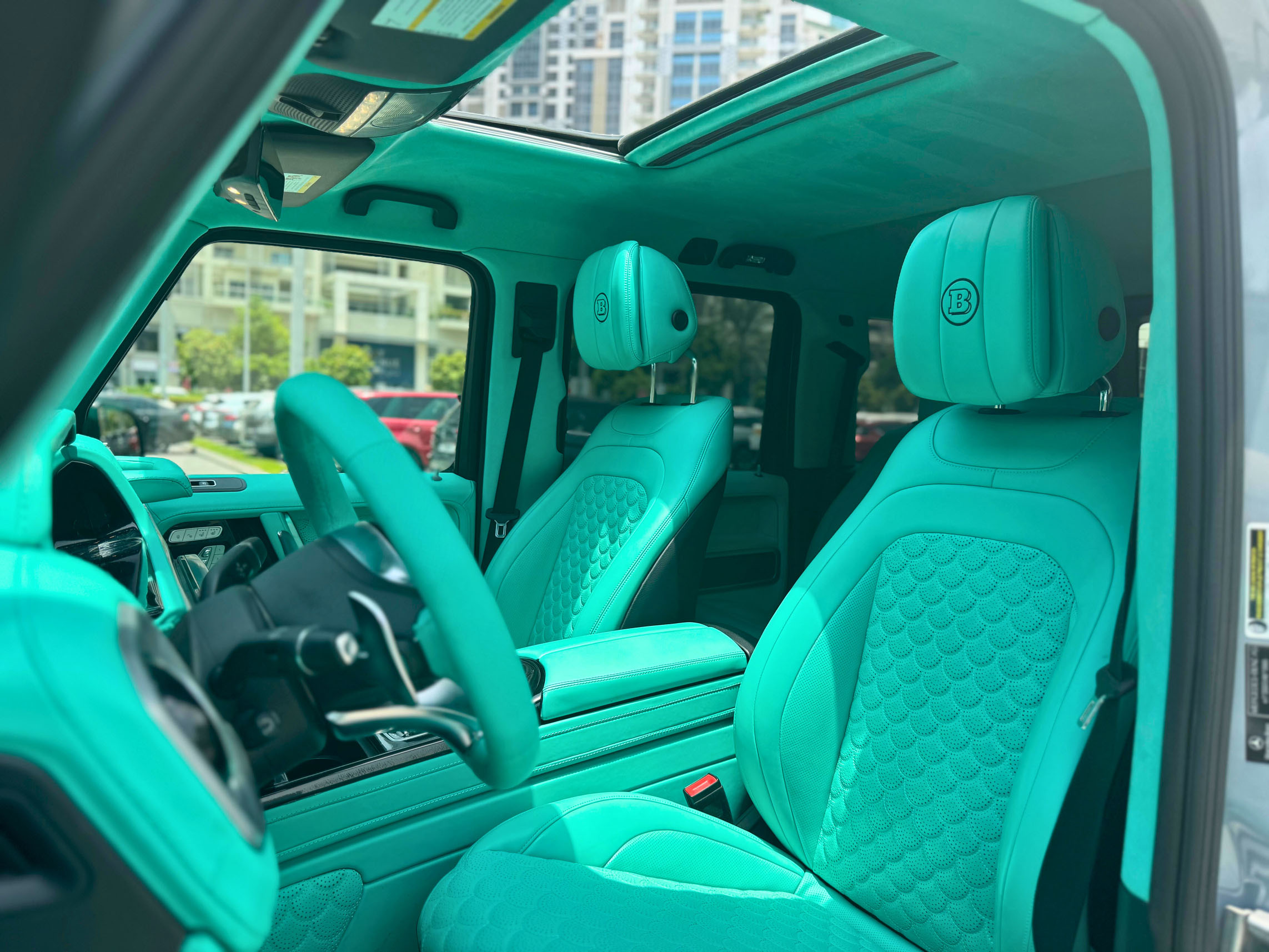 louer Mercedes G-Class Brabus G800 Kit Grey & Tiffany	  2024 à Dubaï