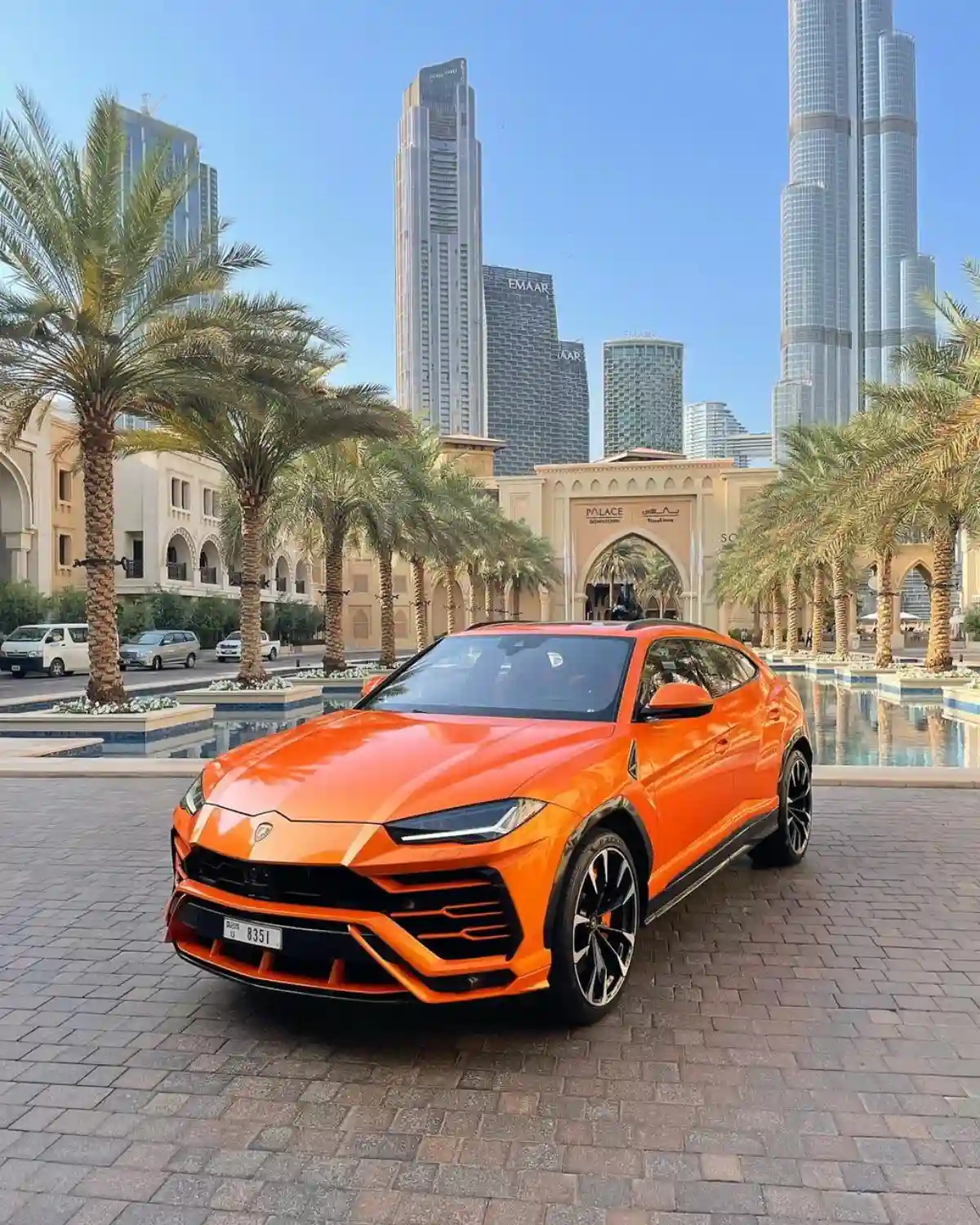 Lamborghini URUS ORANGE 2023 rental dubai
