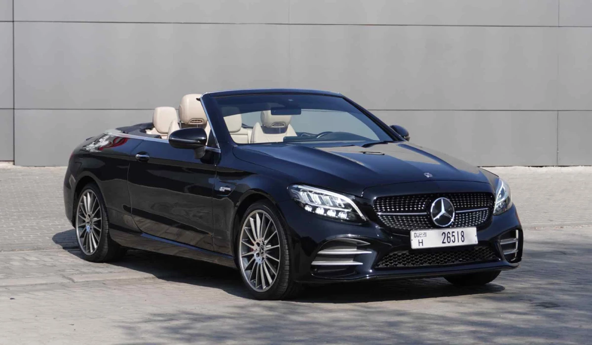 Mercedes Benz AMG C63 Coupe BLACK 2019 location dubaï